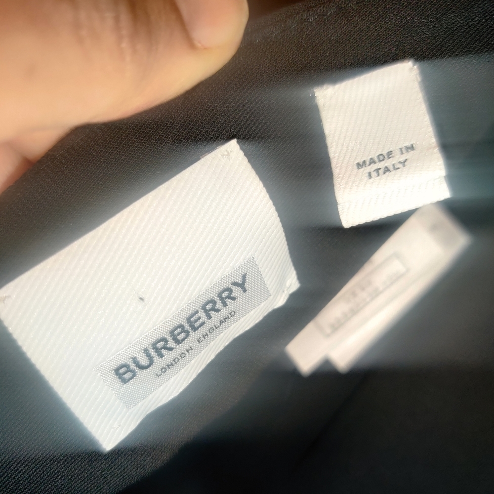 Burberry black evening dress